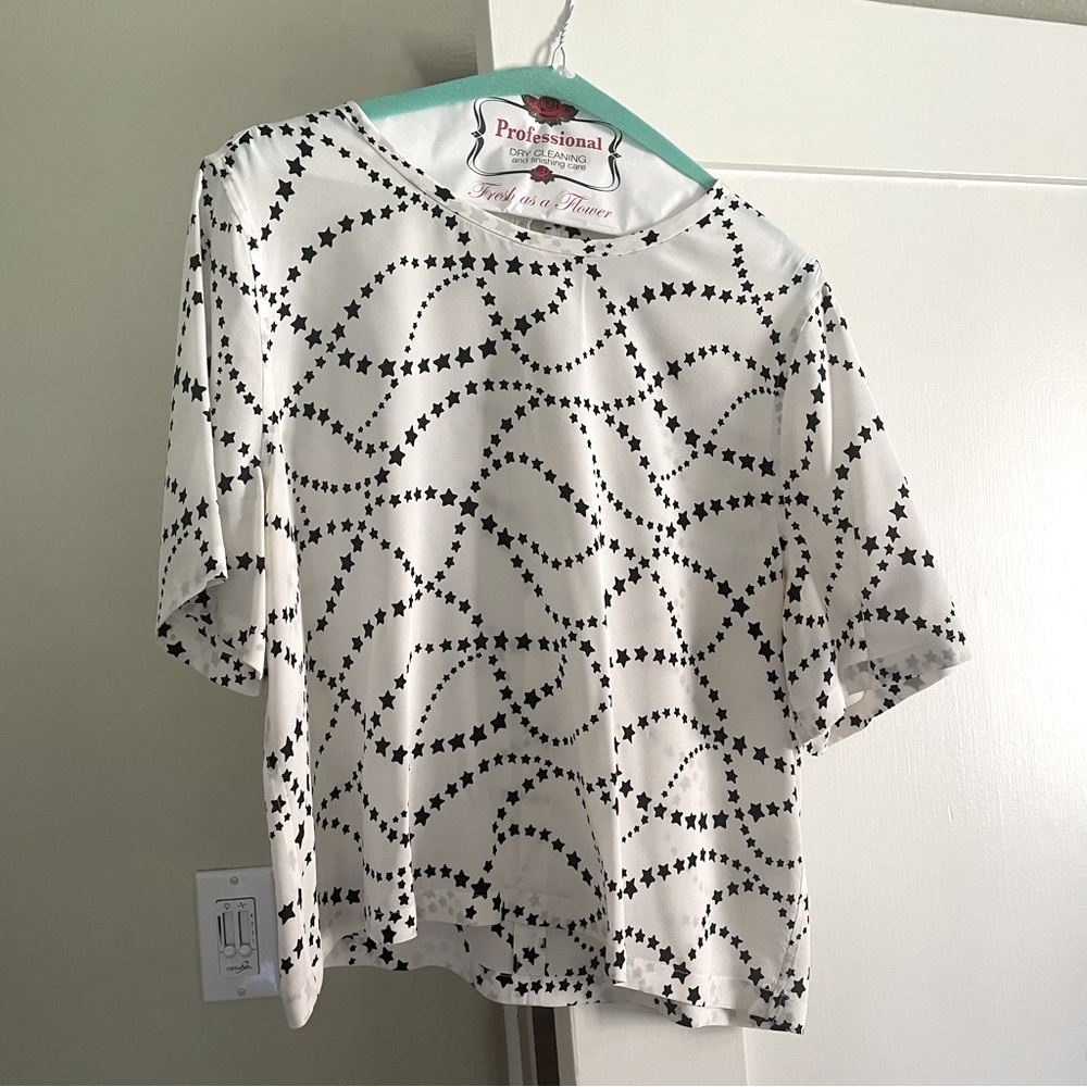 Equipment short sleeve blouse, size M